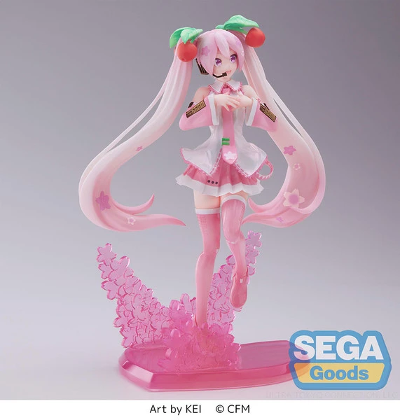 SEGA Hatsune Miku Sakura Miku 2023 Ver Vocaloid Luminasta Figure 6 SEGA Hatsune Miku Sakura Miku 2023 Ver Vocaloid Luminasta Figure - Image 4