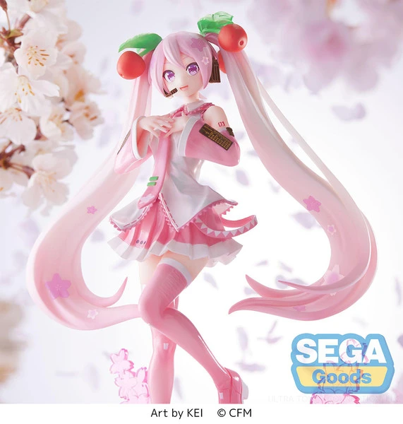 SEGA Hatsune Miku Sakura Miku 2023 Ver Vocaloid Luminasta Figure 8 SEGA Hatsune Miku Sakura Miku 2023 Ver Vocaloid Luminasta Figure - Image 6