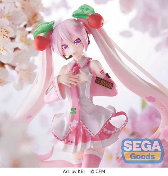 SEGA Hatsune Miku Sakura Miku 2023 Ver Vocaloid Luminasta Figure 9 SEGA Hatsune Miku Sakura Miku 2023 Ver Vocaloid Luminasta Figure - Image 7