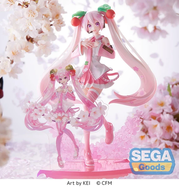 SEGA Hatsune Miku Sakura Miku 2023 Ver Vocaloid Luminasta Figure 11 SEGA Hatsune Miku Sakura Miku 2023 Ver Vocaloid Luminasta Figure - Image 9