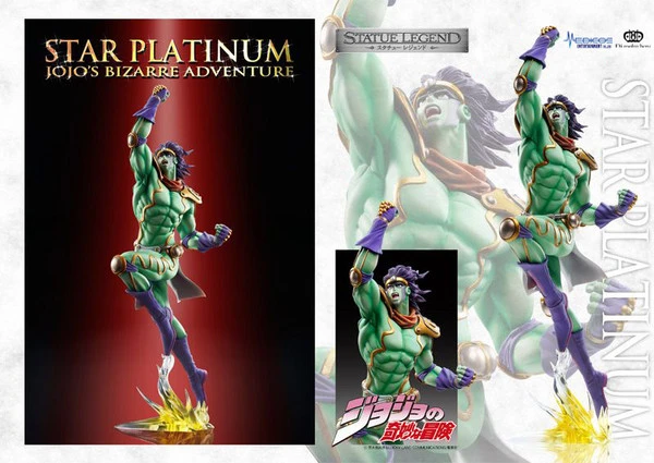 MEDICOS ENTERTAINMENT Star Platinum Jojo's Bizarre Adventure Part 3 Stardust Crusaders Statue Legend Figure 6 MEDICOS ENTERTAINMENT Star Platinum Jojo's Bizarre Adventure Part 3 Stardust Crusaders Statue Legend Figure - Image 4