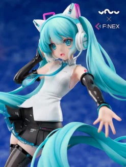 FURYU Hatsune Miku Cat Ear Headphone Ver Figure -Anime peripheral Sales 4589584952289 figure hatsune miku cat ear headphones ver vocaloid altc