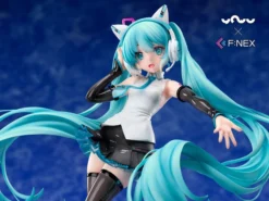 FURYU Hatsune Miku Cat Ear Headphone Ver Figure -Anime peripheral Sales 4589584952289 figure hatsune miku cat ear headphones ver vocaloid alte