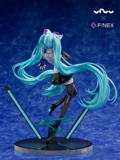FURYU Hatsune Miku Cat Ear Headphone Ver Figure -Anime peripheral Sales 4589584952289 figure hatsune miku cat ear headphones ver vocaloid altf