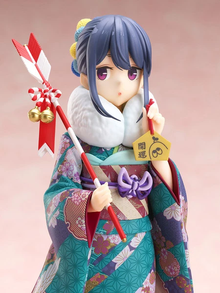 FURYU Rin Shima Furisode Ver Laid-Back Camp Figure 5 FURYU Rin Shima Furisode Ver Laid-Back Camp Figure - Image 3