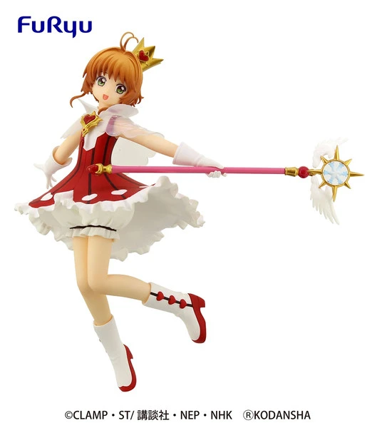 FURYU Sakura Rocket Beat Ver Cardcaptor Sakura Clear Card Prize Figure 3 FURYU Sakura Rocket Beat Ver Cardcaptor Sakura Clear Card Prize Figure
