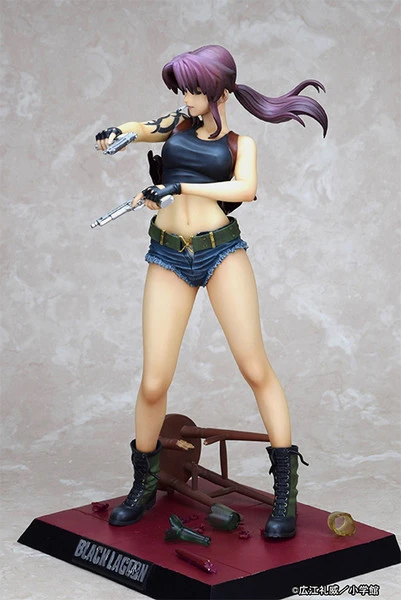 ARGO-SHA Revy Two-Handed Ver A Black Lagoon Figure 4 ARGO-SHA Revy Two-Handed Ver A Black Lagoon Figure - Image 2