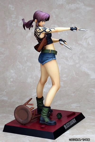 ARGO-SHA Revy Two-Handed Ver A Black Lagoon Figure 6 ARGO-SHA Revy Two-Handed Ver A Black Lagoon Figure - Image 4
