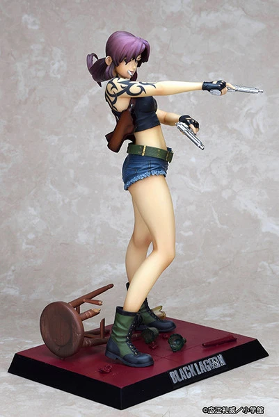 ARGO-SHA Revy Two-Handed Ver A Black Lagoon Figure 7 ARGO-SHA Revy Two-Handed Ver A Black Lagoon Figure - Image 5