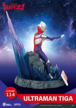 BEAST KINGDOM Ultraman Tiga D-Stage Ver Ultraman Figure -Anime peripheral Sales 4711203448129 figure ultraman tiga d stage ver ultraman altc