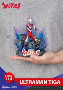 BEAST KINGDOM Ultraman Tiga D-Stage Ver Ultraman Figure -Anime peripheral Sales 4711203448129 figure ultraman tiga d stage ver ultraman altg