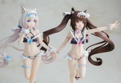 Chocola & Vanilla Maid Swimsuit Ver NekoPara Special Kadokawa Figure Set -Anime peripheral Sales 4942330140406 figure chocola and vanilla maid swimsuit ver nekopara special kadokawa set alte