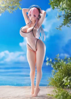 WAVE Sonico White Swimwear Style Ver Super Sonico Figure -Anime peripheral Sales 4943209611843 figure super sonico white swimwear ver style altf