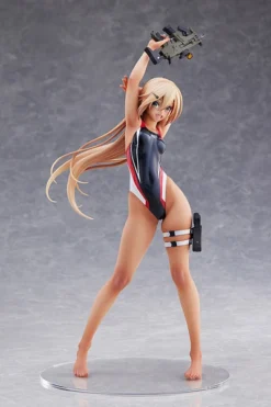 AMAKUNI Kouhai-chan Of The Swim Team Red Line Swimsuit Ver Arms Note Figure