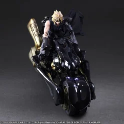 SQUARE ENIX Cloud Strife & Fenrir Play Arts -Kai- Final Fantasy VII Advent Children Action Figure -Anime peripheral Sales 4988601335911 figure cloud strife and fenrir play arts kai final fantasy vii advent children action altb