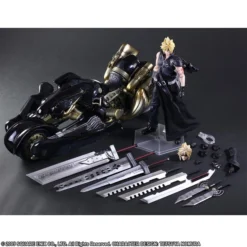 SQUARE ENIX Cloud Strife & Fenrir Play Arts -Kai- Final Fantasy VII Advent Children Action Figure -Anime peripheral Sales 4988601335911 figure cloud strife and fenrir play arts kai final fantasy vii advent children action alth