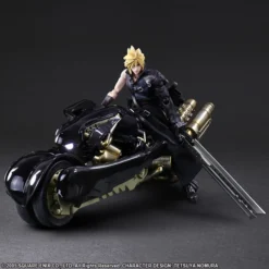 SQUARE ENIX Cloud Strife & Fenrir Play Arts -Kai- Final Fantasy VII Advent Children Action Figure