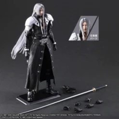 SQUARE ENIX Sephiroth Play Arts -Kai- Final Fantasy VII Remake Action Figure -Anime peripheral Sales 4988601350105 figure sephiroth play arts kai final fantasy vii remake action altG