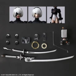 SQUARE ENIX YoRHa No. 2 Type B Deluxe Ver NieR Automata Play Arts Kai Action Figure -Anime peripheral Sales 4988601353328 figure yorha no 2 type b deluxe ver nier automata play arts kai action altj