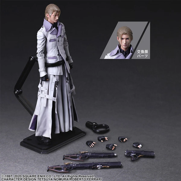 SQUARE ENIX Rufus Shinra Play Arts -Kai- Final Fantasy VII Remake Action Figure 10 SQUARE ENIX Rufus Shinra Play Arts -Kai- Final Fantasy VII Remake Action Figure - Image 8