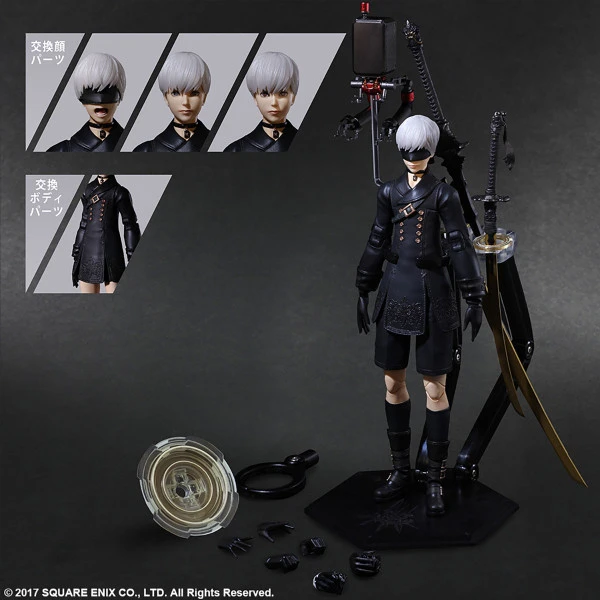 SQUARE ENIX YoRHa No. 9 Type S Deluxe Ver NieR Automata Play Arts Kai Action Figure 3 SQUARE ENIX YoRHa No. 9 Type S Deluxe Ver NieR Automata Play Arts Kai Action Figure