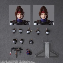 SQUARE ENIX Jessie & Motorcycle Set Play Arts -Kai- Final Fantasy VII Remake Action Figure -Anime peripheral Sales 4988601357456 figure jessie and motorcycle set play arts kai final fantasy vii remake action altb
