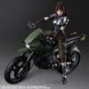 SQUARE ENIX Jessie & Motorcycle Set Play Arts -Kai- Final Fantasy VII Remake Action Figure -Anime peripheral Sales 4988601357456 figure jessie and motorcycle set play arts kai final fantasy vii remake action primary