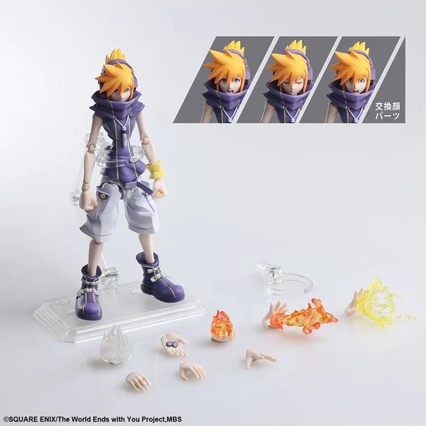 SQUARE ENIX Neku Sakuraba The World Ends With You The Animation Bring Arts Action Figure 9 SQUARE ENIX Neku Sakuraba The World Ends With You The Animation Bring Arts Action Figure - Image 7
