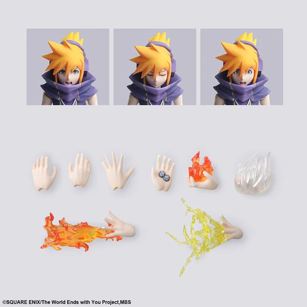 SQUARE ENIX Neku Sakuraba The World Ends With You The Animation Bring Arts Action Figure 10 SQUARE ENIX Neku Sakuraba The World Ends With You The Animation Bring Arts Action Figure - Image 8