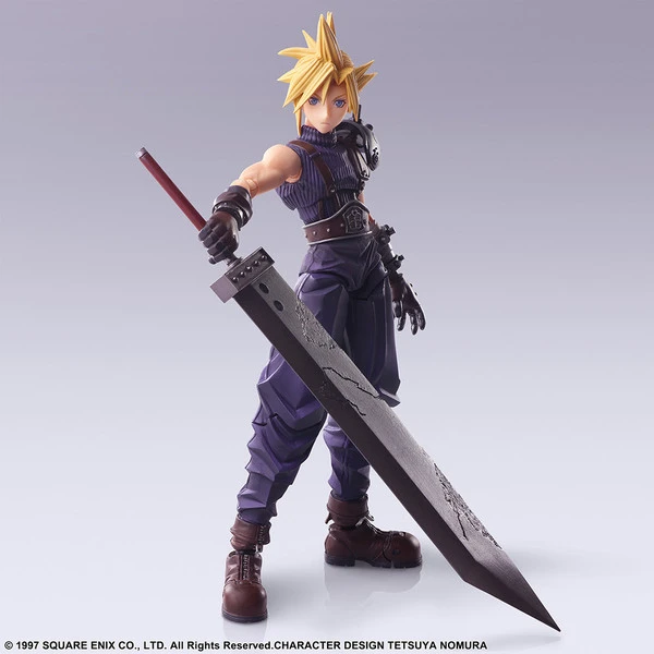 SQUARE ENIX Cloud Strife Final Fantasy VII Bring Arts Action Figure 4 SQUARE ENIX Cloud Strife Final Fantasy VII Bring Arts Action Figure - Image 2