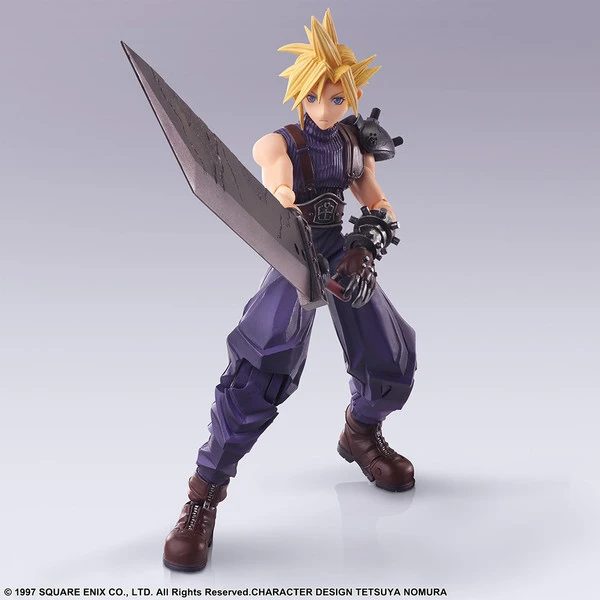 SQUARE ENIX Cloud Strife Final Fantasy VII Bring Arts Action Figure 5 SQUARE ENIX Cloud Strife Final Fantasy VII Bring Arts Action Figure - Image 3