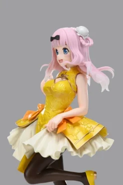 TAITO PRIZE Chika Fujiwara Yellow Dress Ver Kaguya-sama Love Is War Coreful Prize Figure -Anime peripheral Sales 662248838779 figure chika fujiwara yellow dress ver kaguya sama love is war coreful prize altb