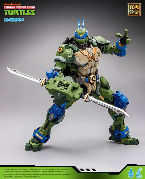 Leonardo Teenage Mutant Ninja Turtles Heatboys Alloy Action Figure 14 Leonardo Teenage Mutant Ninja Turtles Heatboys Alloy Action Figure - Image 12