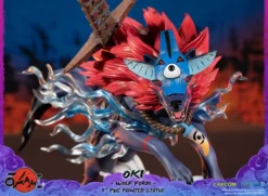 FIRST 4 FIGURES Oki Wolf Form Ver Okami Figure -Anime peripheral Sales 761568008319 figure oki wolf form ver okami altc