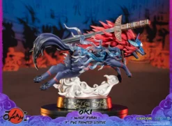 FIRST 4 FIGURES Oki Wolf Form Ver Okami Figure -Anime peripheral Sales 761568008319 figure oki wolf form ver okami altj