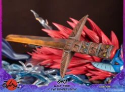 FIRST 4 FIGURES Oki Wolf Form Ver Okami Figure -Anime peripheral Sales 761568008319 figure oki wolf form ver okami alto