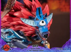 FIRST 4 FIGURES Oki Wolf Form Ver Okami Figure -Anime peripheral Sales 761568008319 figure oki wolf form ver okami altt