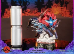 FIRST 4 FIGURES Oki Wolf Form Ver Okami Figure -Anime peripheral Sales 761568008319 figure oki wolf form ver okami altu