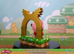FIRST 4 FIGURES Kirby And The Goal Door Statue -Anime peripheral Sales 761568008494 figure kirby and the goal door alth