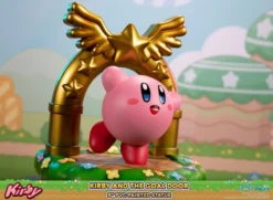 FIRST 4 FIGURES Kirby And The Goal Door Statue -Anime peripheral Sales 761568008494 figure kirby and the goal door altl