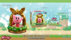 FIRST 4 FIGURES Kirby And The Goal Door Statue -Anime peripheral Sales 761568008494 figure kirby and the goal door altu