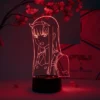 OTAKU LAMPS Zero Two Smiling DARLING In The FRANXX Otaku Lamp -Anime peripheral Sales 810093650057 merchandise zero two smiling darling in the franxx otaku lamp primary