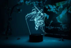 OTAKU LAMPS Eren Yeager Action Pose Attack On Titan Otaku Lamp