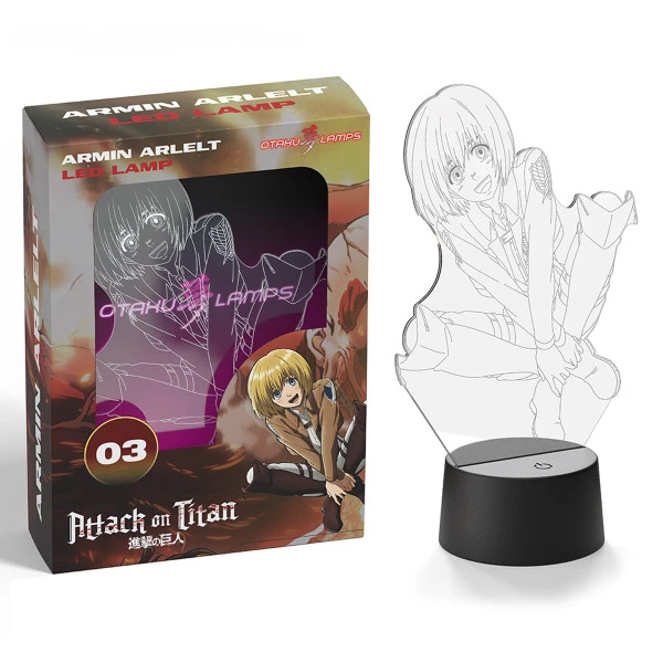 OTAKU LAMPS Armin Arlert Attack On Titan Otaku Lamp 4 OTAKU LAMPS Armin Arlert Attack On Titan Otaku Lamp - Image 2