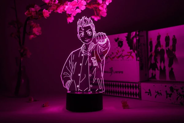 OTAKU LAMPS Takemichi Hanagaki In Letterman Jacket Tokyo Revengers Otaku Lamp 3 OTAKU LAMPS Takemichi Hanagaki In Letterman Jacket Tokyo Revengers Otaku Lamp