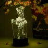 OTAKU LAMPS Annie Leonhart Attack On Titan Otaku Lamp -Anime peripheral Sales 810093651191 merchandise annie leonhart attack on titan otaku lamp primary