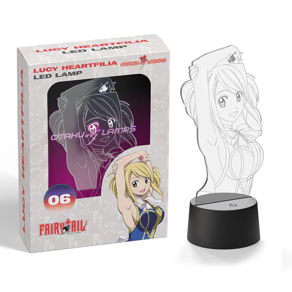 OTAKU LAMPS Lucy Heartfilia Smiling Fairy Tail Otaku Lamp 4 OTAKU LAMPS Lucy Heartfilia Smiling Fairy Tail Otaku Lamp - Image 2