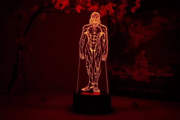 OTAKU LAMPS Eren Yeager Attack Titan Form Attack On Titan The Final Season Otaku Lamp 3 OTAKU LAMPS Eren Yeager Attack Titan Form Attack On Titan The Final Season Otaku Lamp