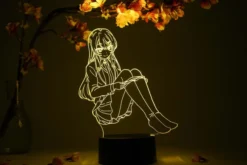 OTAKU LAMPS Mai Sakurajima In School Uniform Rascal Does Not Dream Of Bunny Girl Senpai Otaku Lamp